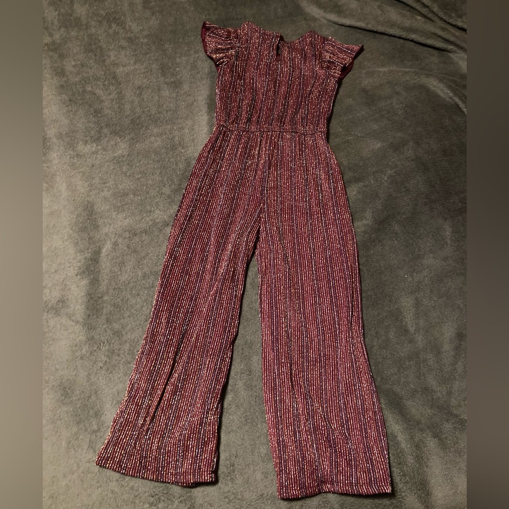 Christmas Purple Romper Girls Size 5t